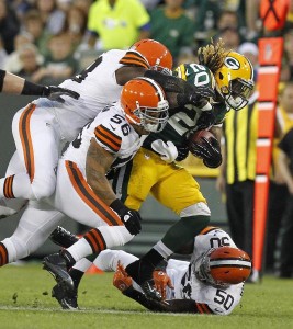 Packers running back Alex Green vs. Browns