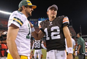 Aaron Rodgers and Colt McCoy
