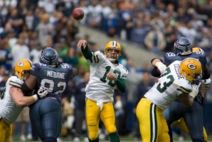 Packers Aaron Rodgers vs. Seattle Seahawks