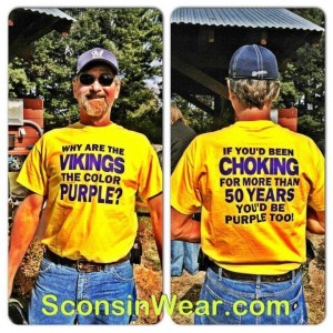 Why Vikings wear purple