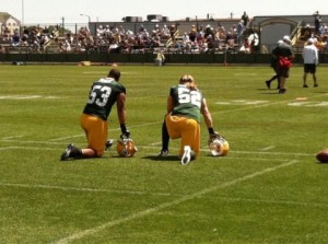 Clay Matthews and Nick Perry