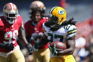 Eddie Lacy has been a shot of life to the Packers' ground game, but he's not much of a smack talker. He's just a guy who likes football. And cartoons.