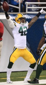 Morgan Burnett had a pretty sweet celebration. And the Packers put on a pretty ugly show.