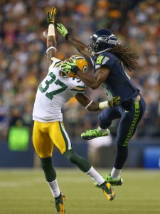 Cornerback Sam Shields excels at man-to-man coverage.