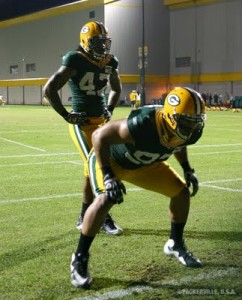 Packers Linebackers Vic So 'oto and Jamari Lattimore