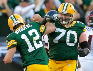 Aaron Rodgers and T.J. Lang