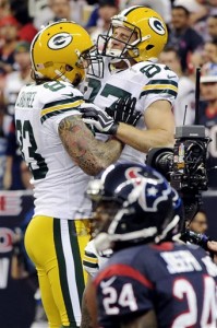 Tom Crabtree, Jordy Nelson, Packers vs Texans