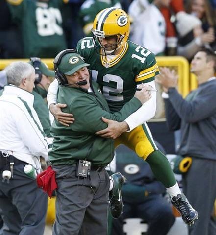 Mike McCarthy and Aaron Rodgers