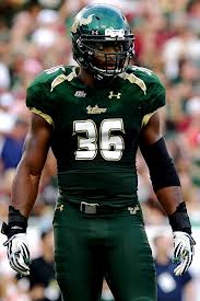 With their final pick in the 2013 NFL Draft, the Packers took South Florida OLB Sam Barrington.