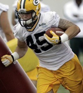 The Packers have promoted tight end Jake Stoneburner to the active roster.