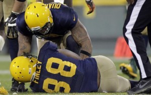 Andrew Quarless was visibly shaken by Jermichael Finley's injury. Should Packers fans worry about Quarless as the No. 1 tight end?