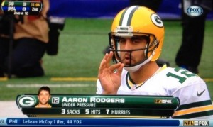Aaron Rodgers uses the "Smoke" route to steal some easy yards.